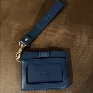 Denner Andar Navy Blue Card Holder with Strap